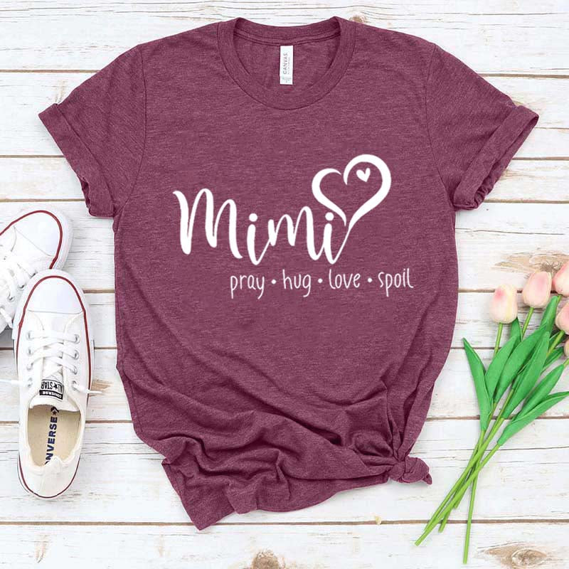 Mimi Pray Hug Love Spoil T-Shirt