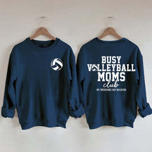 Busy Volleyball Mom Club Sweatshirt