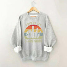 This Is My Spare Retro Bowling Sweatshirt