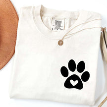 Dog Paw Pocket T-Shirt