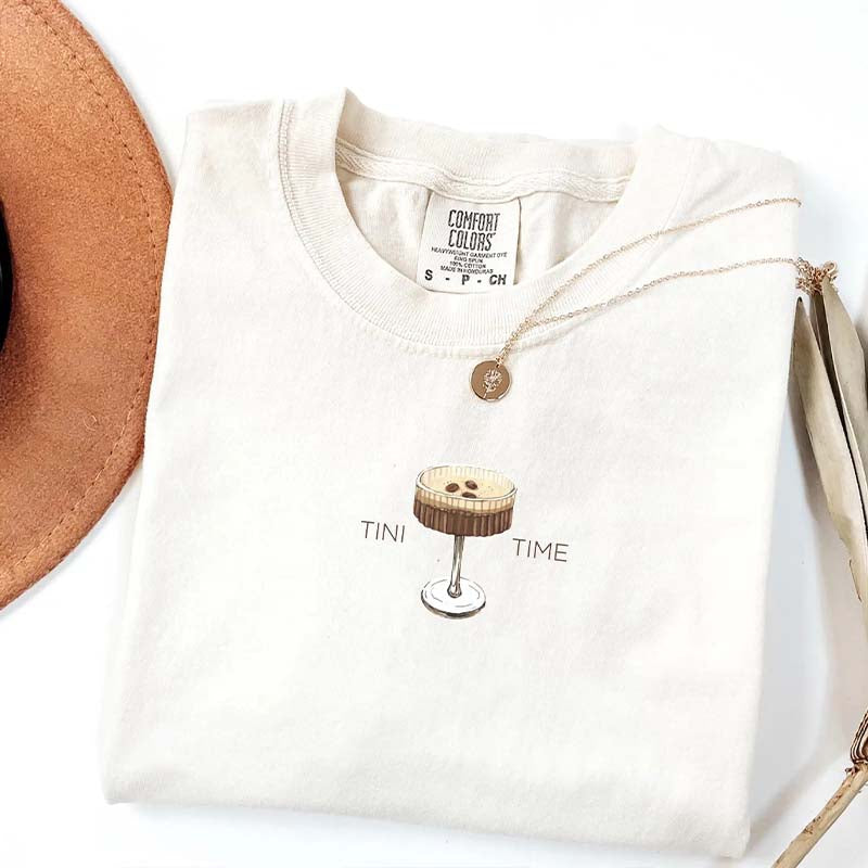 Espresso Martini Tini Time T-Shirt