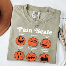 Pain Scale Fall Pumpkin Nurse T-Shirt