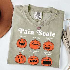 Pain Scale Fall Pumpkin Nurse T-Shirt