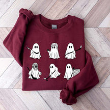 Ghost Hockey Halloween Sweatshirt