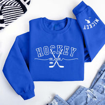 Hockey Mom Kids Name Sweatshirt