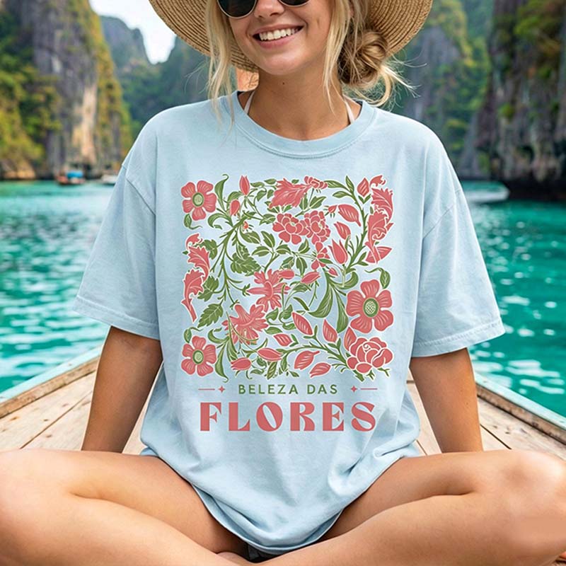 Spring Floral Beauty of The Flowers T-Shirt