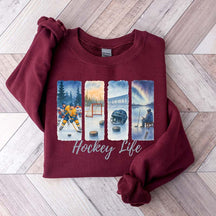 Cute Hockey Mom Life Sweatshirt
