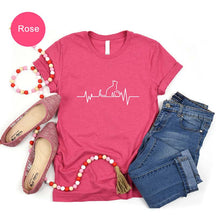 Cat Heartbeat Animal Lover T-Shirt