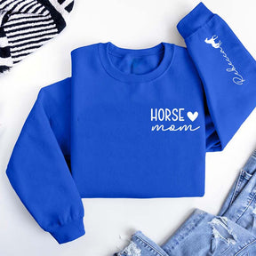 Custom Horse Rider Mom Sweatshirt