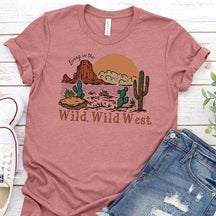 Western Style Living in the Wild West Top T-Shirt