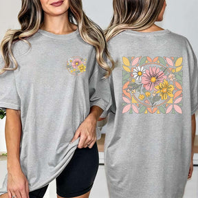 Spring Floral Graphic Lover T-Shirt