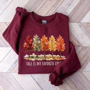 Fall Is My Favorite Color Tree Sweatshirt