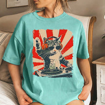Cool DJ Cat T-Shirt