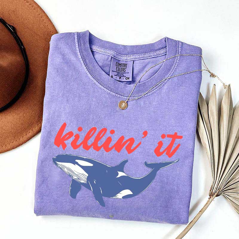 'Killin' It' Whale T-Shirt