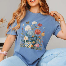 Wildflowers Cottagecore Boho Nature T-Shirt