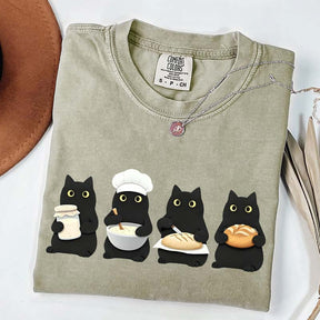 Black Cats Sourdough T-Shirt