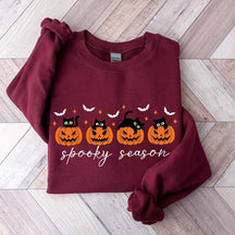 Spooky Season Black Cats Pumpkin Sweatshirt