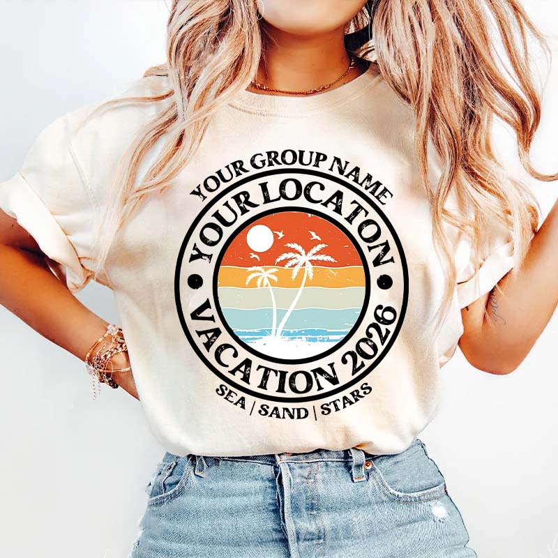 Custom Family Vacation T-Shirt