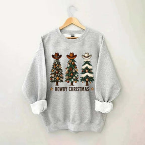 Western Christmas Tree Sweatshirt