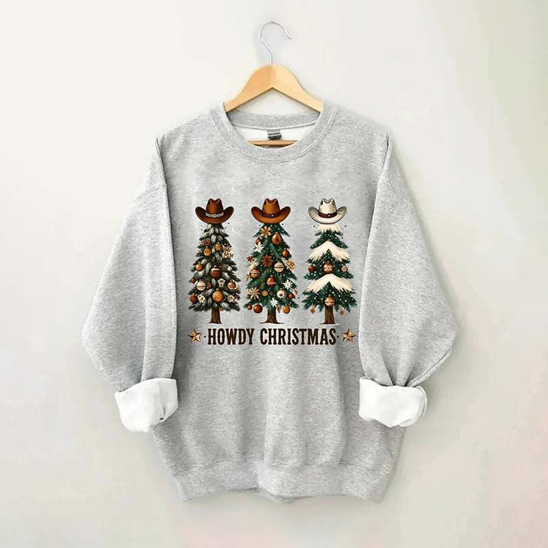 Western Christmas Tree Sweatshirt