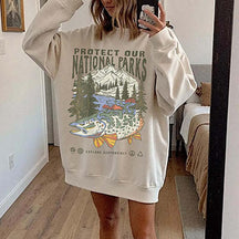 90s National Parks Granola Girl Sweatshirt