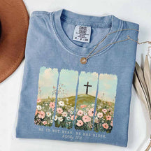 Retro Floral Cozy Religious T-Shirt