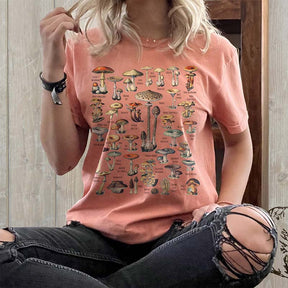 Vintage Mushroom Identification T-Shirt