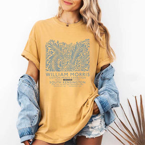 Vintage Retro William Morris Flower Floral T-Shirt