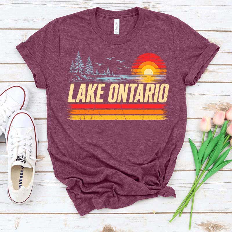 Great Lake Ontario Sunset Outdoor T-Shirt
