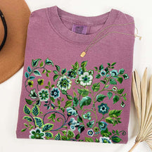 Pressed Flowers Comfort Colors T-Shirt