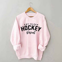 Eat Sleep Hockey Repeat Sweatshirt