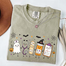 Halloween Nursing Doodle T-Shirt