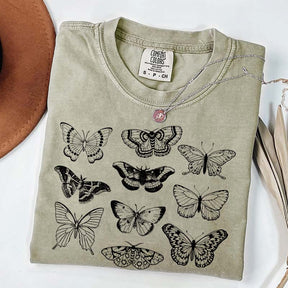 Vintage Butterfly and Moth Minimalist T-Shirt