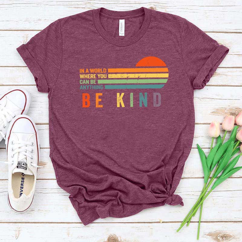 Retro Be Kind Rainbow T-Shirt