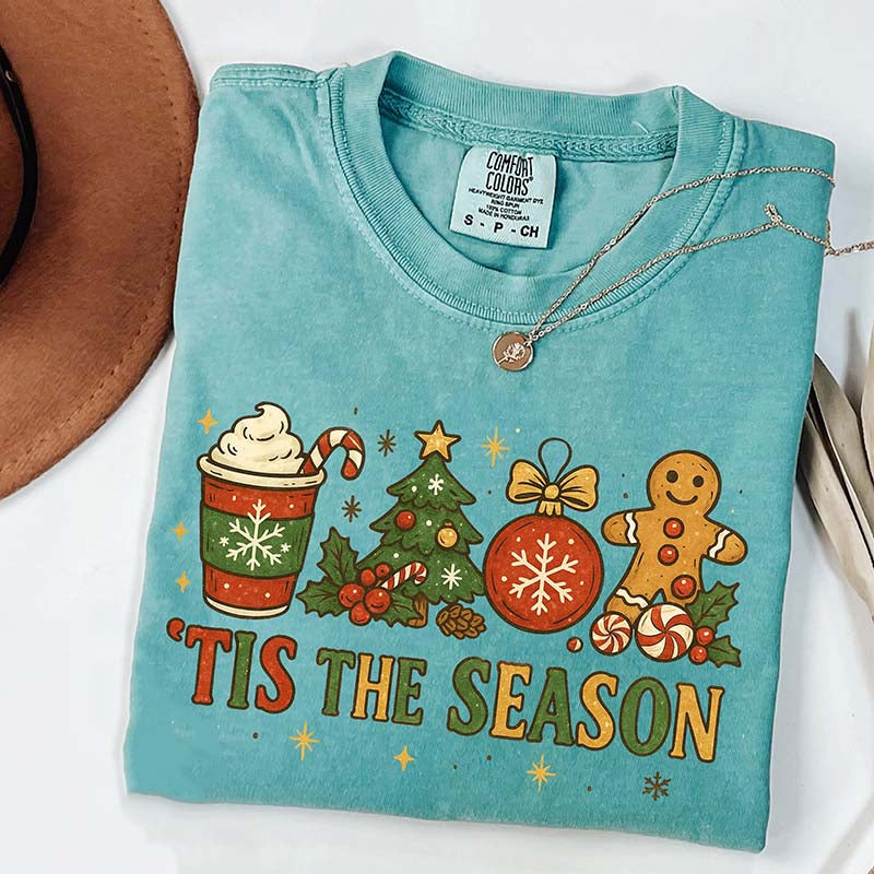 Comfort Colors Christmas Tis the Season T-Shirt