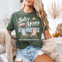 Salty Moms Beach Club T-Shrit