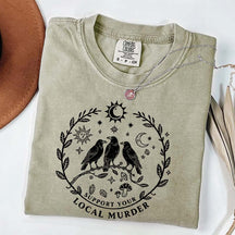 Support Your Local Murder Sun And Moon T-Shirt