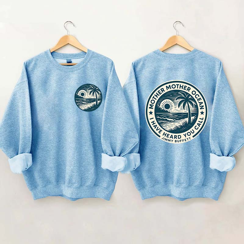 Mother Ocean Lyrics Sweatshirt