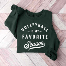 Volleyball Is My Favorite Season Team Spirit Sweatshirt