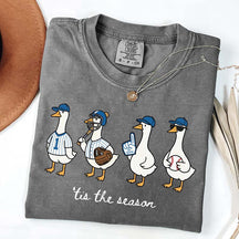 Funny Goose Game Day Baseball T-Shirt