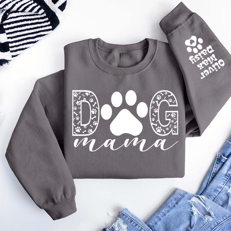 Custom Dog Mama Gifts Sweatshirt