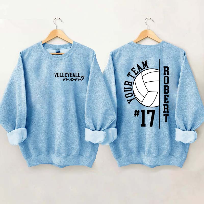 Personalized Team Spirit Volleyball Sweatshirt