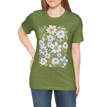 Boho Wildflower Daisy  Nature Aesthetic T-Shirt