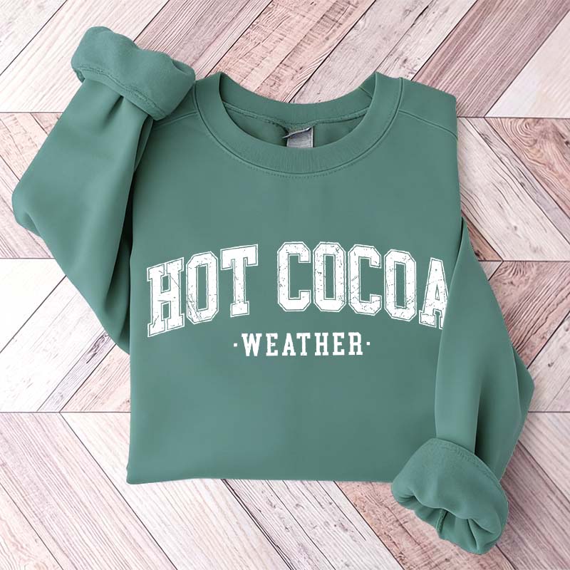 Retro Holiday Season Hot Cocoa Sweatshirt