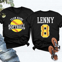 Personalized Softball Team T-Shirt