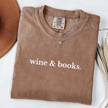 Wine & Books T-Shirt