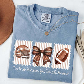 Tis the Season for Touchdowns Football T-Shirt