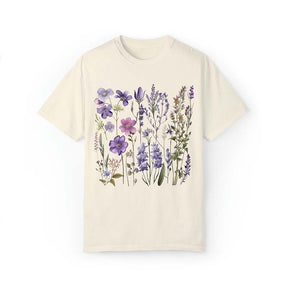 Boho Flowers Lavender T-Shirt