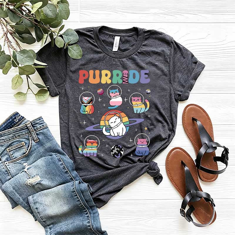 Purride Cats In Space T-Shirt