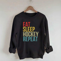 Eat Sleep Hockey Repeat Sweatshirt